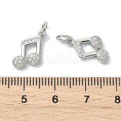 SHEGRACE Brass Clear Cubic Zirconia Charms&nbsp;XGRQ3P998-629P