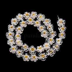 Handmade Millefiori Lampwork Beads Strands&nbsp;X-LAMP-G164-03O