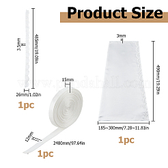 Bridal Dress Zipper Replacement&nbsp;AJEW-WH0609-837C-01