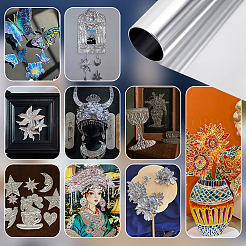 Aluminum Foil Paper Roll for Craft Painting Embossing&nbsp;AJEW-WH0696-466A