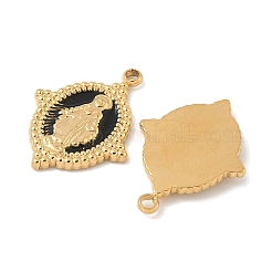 304 Stainless Steel Enamel Pendants&nbsp;STAS-U057-12G-02