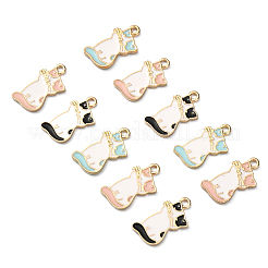 30Pcs 3 Colors Alloy Enamel Pendants&nbsp;PALLOY-CJ0002-04