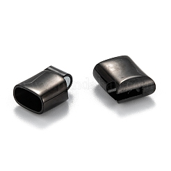 316 Surgical Stainless Steel Magnetic Clasps with Glue-in Ends&nbsp;X-STAS-F269-01B