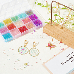 15 Style Transparent Glass Bead&nbsp;GLAA-OC0001-39