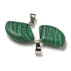 Synthetic Malachite Pendants&nbsp;G-Z067-05P-09