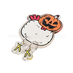 Halloween Theme Opaque Printed Acrylic Pendants&nbsp;SACR-S034-12A