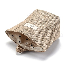 Foldable Cotton Linen Storage Basket&nbsp;HJEW-O003-02E