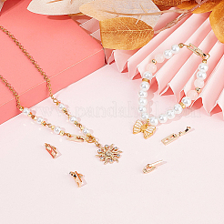 6Pcs Brass Fold Over Clasps&nbsp;KK-SC0005-46