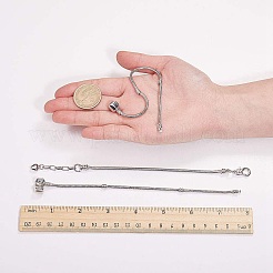 Brass European Style Bracelets Jewelry Making&nbsp;KK-SC0001-12P