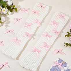 Bowknot Polyester Brooches&nbsp;JEWB-WH0028-68B