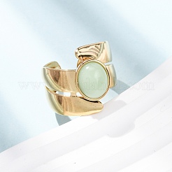 304 Stainless Steel Cuff Open Rings&nbsp;RJEW-H266-02C-G
