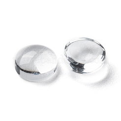 Transparent Glass Cabochons&nbsp;GGLA-R026-6mm