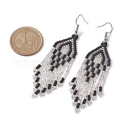 Boho 304 Stainless Steel with Glass Dangle Stud Earring&nbsp;EJEW-MZ00175-03
