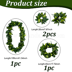 Artificial Leaf Garlands&nbsp;AJEW-WH0673-24