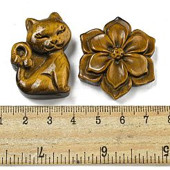 Natural Tiger Eye Carved Cabochons&nbsp;G-U006-02