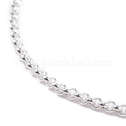 304 Stainless Steel Rolo Chain Slider Bracelet Making&nbsp;AJEW-JB01116-01