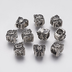 Ion Plating(IP) 304 Stainless Steel European Beads&nbsp;STAS-J022-071AS