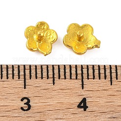 Brass Bead Caps Cabochon Settings&nbsp;KK-G502-15B-G