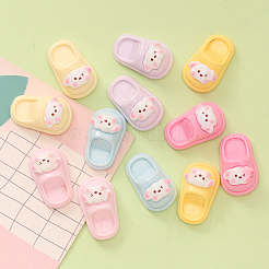 48Pcs 6 Colors Opaque Resin Cabochons&nbsp;FIND-SC0020-82