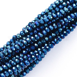 Electroplate Glass Beads Strands&nbsp;EGLA-F149-FP-05