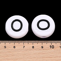 Opaque Acrylic European Beads&nbsp;AC-CBA3BDD-01O