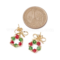 GLass Dangle Earrings&nbsp;EJEW-TA00439