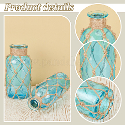 2Pcs 2 Styles Glass Vases Display Decorations&nbsp;AJEW-TW0001-28