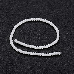 Imitation Jade Glass Round Bead Strands&nbsp;GLAA-I027-8mm-06