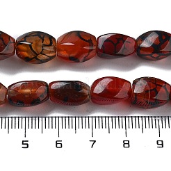 Natural Dragon Veins Agate Beads Strands&nbsp;G-G172-01P