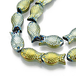 Electroplate Glass Beads Strands&nbsp;X1-EGLA-T025-03E