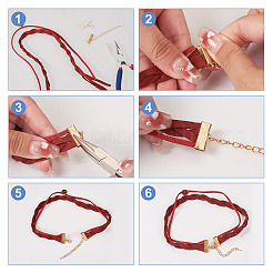 30 Sets 6 Colors Iron Chain Extender&nbsp;IFIN-TA0001-52