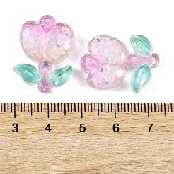 Transparent Epoxy Resin Flower Decoden Cabochons&nbsp;CRES-M034-01A