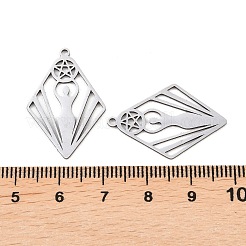 201 Stainless Steel Pendants&nbsp;STAS-I364-05P