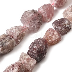 Natural Strawberry Quartz Beads Strands&nbsp;G-S386-C13