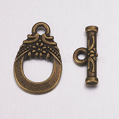 Tibetan Style Alloy Toggle Clasps&nbsp;X-MAC2014-NF