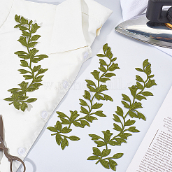 Leaf Computerized Embroidery Polyester Ornament Accessories&nbsp;FIND-WH0152-163A