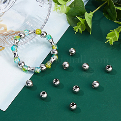 50Pcs 201 Stainless Steel European Beads&nbsp;STAS-DC0017-23