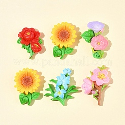 25Pcs 5 Styles Opaque Resin Cabochons&nbsp;RESI-FS0001-97