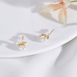 1 Pair Rabbit Brass Stud Earrings&nbsp;EJEW-LP0003-58