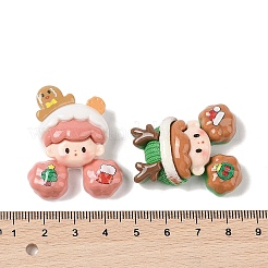 Christmas Opaque Resin Decoden Cabochons&nbsp;RESI-S391-24