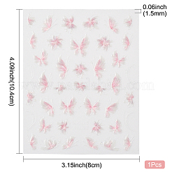 Butterfly Pattern PET Nail Art Stickers&nbsp;MRMJ-WH20017-011C