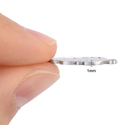 Non-Tarnish 201 Stainless Steel Stamping Blank Links Connectors&nbsp;STAS-T046-JA346-1