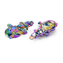 Rainbow Color Alloy Pendants&nbsp;PALLOY-S180-283-NR