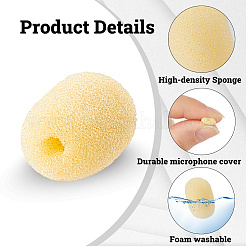 30Pcs Microphone Sponge Sleeve&nbsp;FIND-DC0008-65