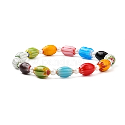 Cute Candy Color Beads Stretch Bracelet for Teen Girl Women&nbsp;BJEW-JB06935