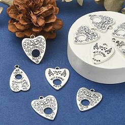 30Pcs 3 Styles Tibetan Style Alloy Pendants&nbsp;TIBEP-CJ0003-12