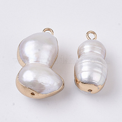 Natural Cultured Freshwater Pearl Pendants&nbsp;X-BSHE-N008-01B