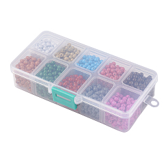 Drawbench Baking Paint Glass Beads&nbsp;GLAD-JP0001-02-4mm