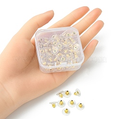 100Pcs Iron Ear Nuts&nbsp;KK-YW0002-09