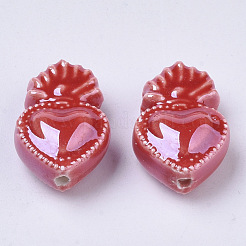 Handmade Porcelain Beads&nbsp;X-PORC-T005-005E